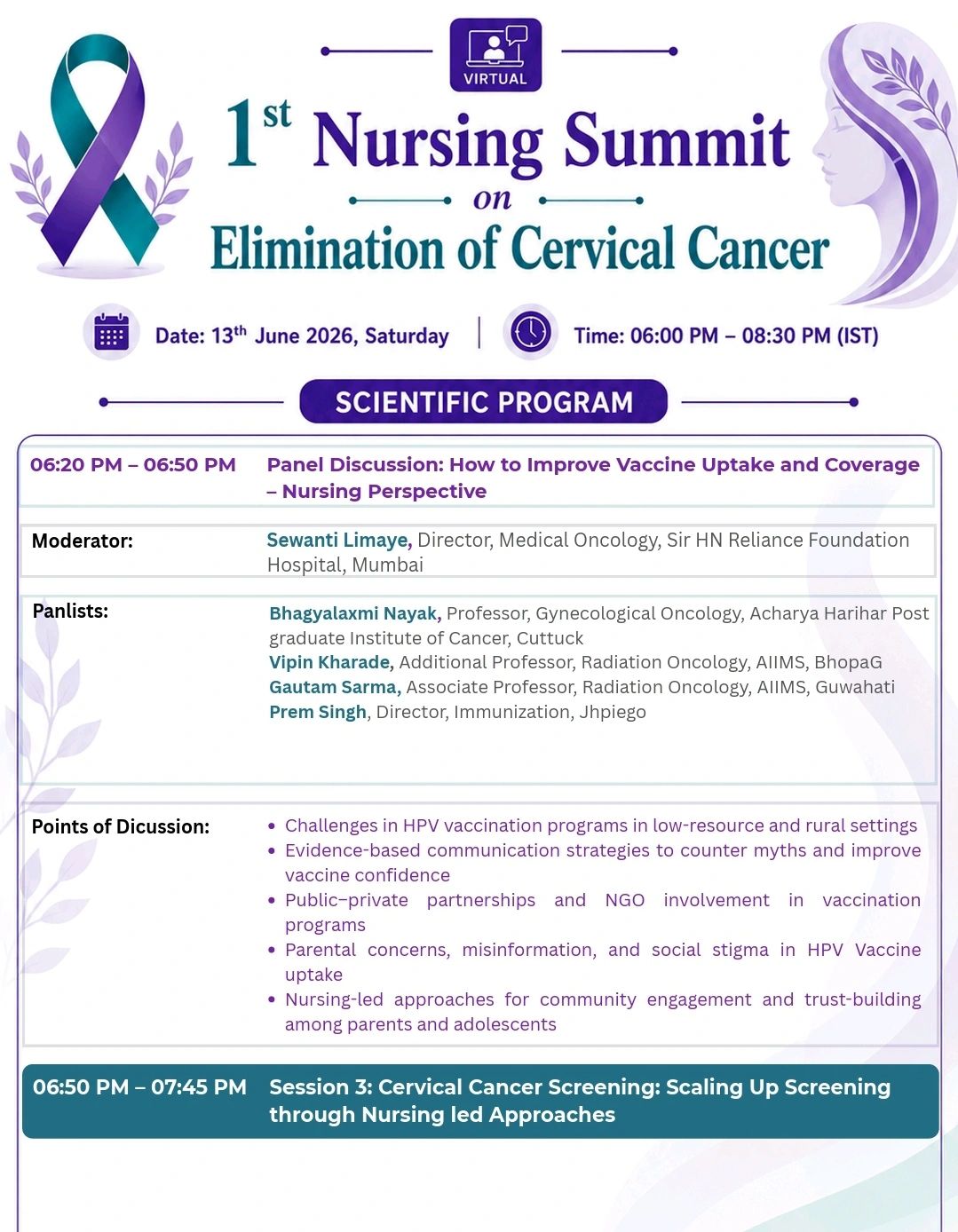 Elimination of Cervical Cancer